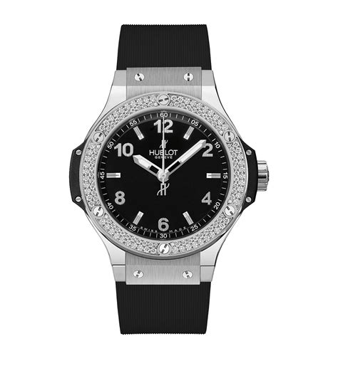 men's hublot diamond watch|big bang steel diamonds 38mm.